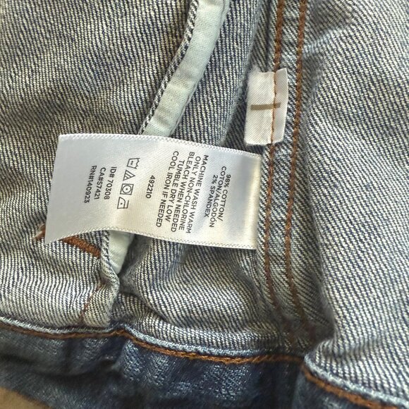Loft Womens XXS Denim  Jean Jacket Classic Fit Button Front Medium Wash Blue - Picture 3 of 6